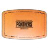 Faux Leather Engravable Patch - Curved Rectangle Thumbnail