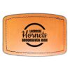Faux Leather Engravable Patch - Curved Rectangle Thumbnail