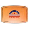 Faux Leather Engravable Patch - Curved Rectangle Thumbnail