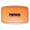 Faux Leather Engravable Patch - Curved Rectangle Thumbnail