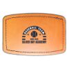 Faux Leather Engravable Patch - Curved Rectangle Thumbnail