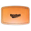 Faux Leather Engravable Patch - Curved Rectangle Thumbnail