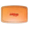 Faux Leather Engravable Patch - Curved Rectangle Thumbnail