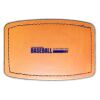 Faux Leather Engravable Patch - Curved Rectangle Thumbnail