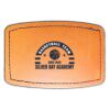 Faux Leather Engravable Patch - Curved Rectangle Thumbnail