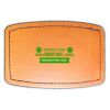 Faux Leather Engravable Patch - Curved Rectangle Thumbnail