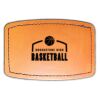 Faux Leather Engravable Patch - Curved Rectangle Thumbnail
