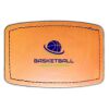 Faux Leather Engravable Patch - Curved Rectangle Thumbnail