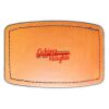 Faux Leather Engravable Patch - Curved Rectangle Thumbnail