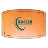 Faux Leather Engravable Patch - Curved Rectangle Thumbnail