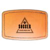 Faux Leather Engravable Patch - Curved Rectangle Thumbnail