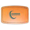 Faux Leather Engravable Patch - Curved Rectangle Thumbnail