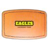Faux Leather Engravable Patch - Curved Rectangle Thumbnail