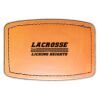 Faux Leather Engravable Patch - Curved Rectangle Thumbnail