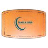 Faux Leather Engravable Patch - Curved Rectangle Thumbnail