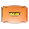 Faux Leather Engravable Patch - Curved Rectangle Thumbnail