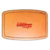 Faux Leather Engravable Patch - Curved Rectangle Thumbnail