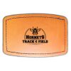 Faux Leather Engravable Patch - Curved Rectangle Thumbnail