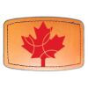 Faux Leather Engravable Patch - Curved Rectangle Thumbnail
