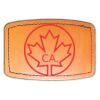 Faux Leather Engravable Patch - Curved Rectangle Thumbnail