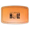Faux Leather Engravable Patch - Curved Rectangle Thumbnail