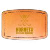 Faux Leather Engravable Patch - Curved Rectangle Thumbnail