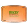 Faux Leather Engravable Patch - Curved Rectangle Thumbnail
