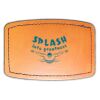 Faux Leather Engravable Patch - Curved Rectangle Thumbnail
