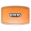 Faux Leather Engravable Patch - Curved Rectangle Thumbnail