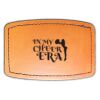 Faux Leather Engravable Patch - Curved Rectangle Thumbnail