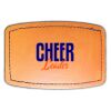 Faux Leather Engravable Patch - Curved Rectangle Thumbnail