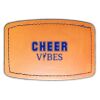 Faux Leather Engravable Patch - Curved Rectangle Thumbnail