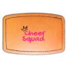 Faux Leather Engravable Patch - Curved Rectangle Thumbnail