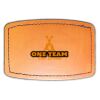 Faux Leather Engravable Patch - Curved Rectangle Thumbnail