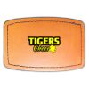 Faux Leather Engravable Patch - Curved Rectangle Thumbnail