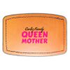 Faux Leather Engravable Patch - Curved Rectangle Thumbnail