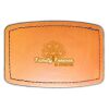 Faux Leather Engravable Patch - Curved Rectangle Thumbnail