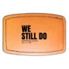 Faux Leather Engravable Patch - Curved Rectangle Thumbnail