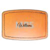 Faux Leather Engravable Patch - Curved Rectangle Thumbnail
