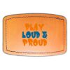 Faux Leather Engravable Patch - Curved Rectangle Thumbnail