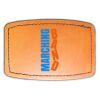 Faux Leather Engravable Patch - Curved Rectangle Thumbnail