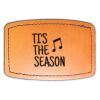 Faux Leather Engravable Patch - Curved Rectangle Thumbnail