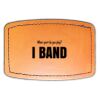 Faux Leather Engravable Patch - Curved Rectangle Thumbnail