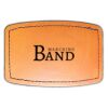 Faux Leather Engravable Patch - Curved Rectangle Thumbnail