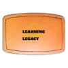 Faux Leather Engravable Patch - Curved Rectangle Thumbnail