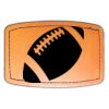 Faux Leather Engravable Patch - Curved Rectangle Thumbnail