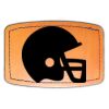 Faux Leather Engravable Patch - Curved Rectangle Thumbnail