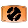 Faux Leather Engravable Patch - Curved Rectangle Thumbnail