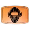 Faux Leather Engravable Patch - Curved Rectangle Thumbnail