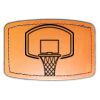 Faux Leather Engravable Patch - Curved Rectangle Thumbnail